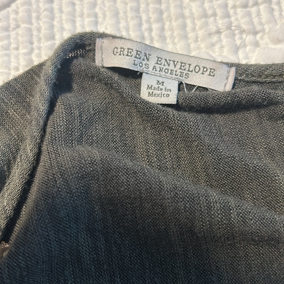 Green envelope Los Angeles med green worn once - Picture 4 of 4